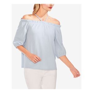 VINCE CAMUTO Womens 3/4 Sleeve Off Shoulder Blouse